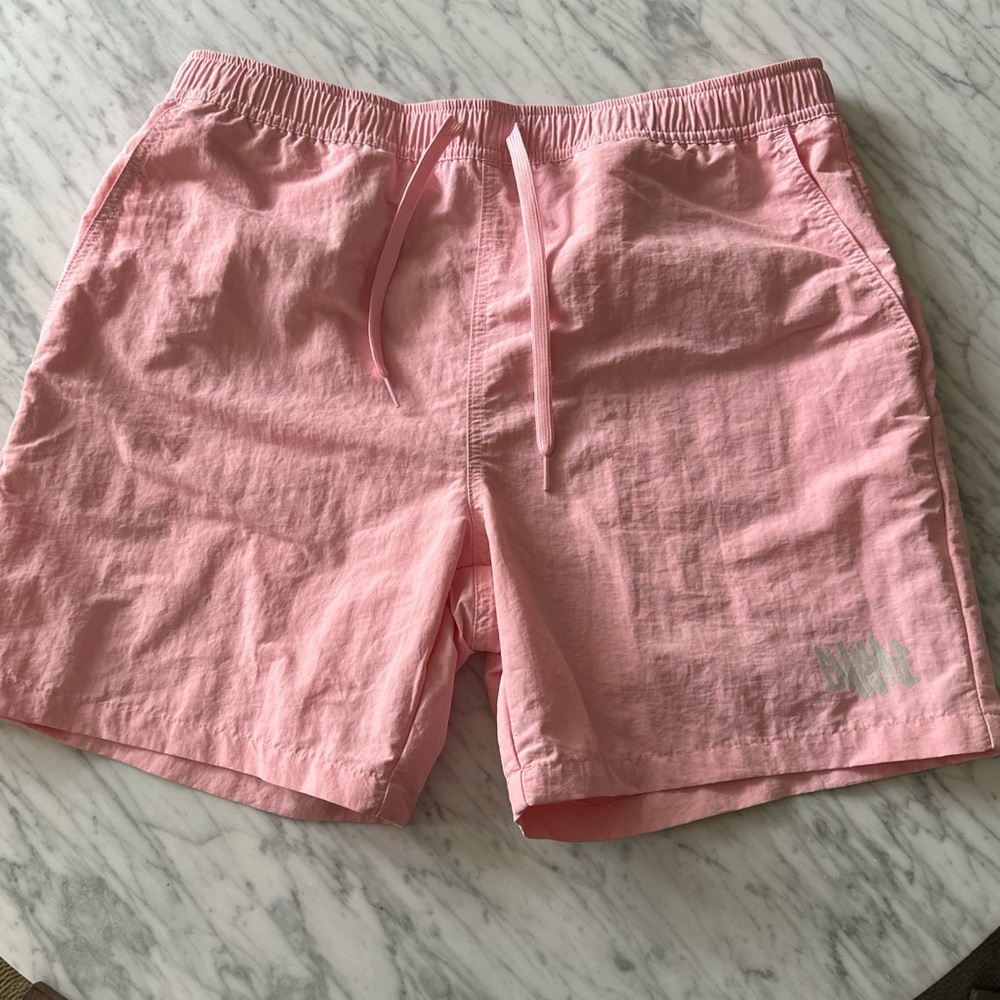 Pink Nylon Shorts